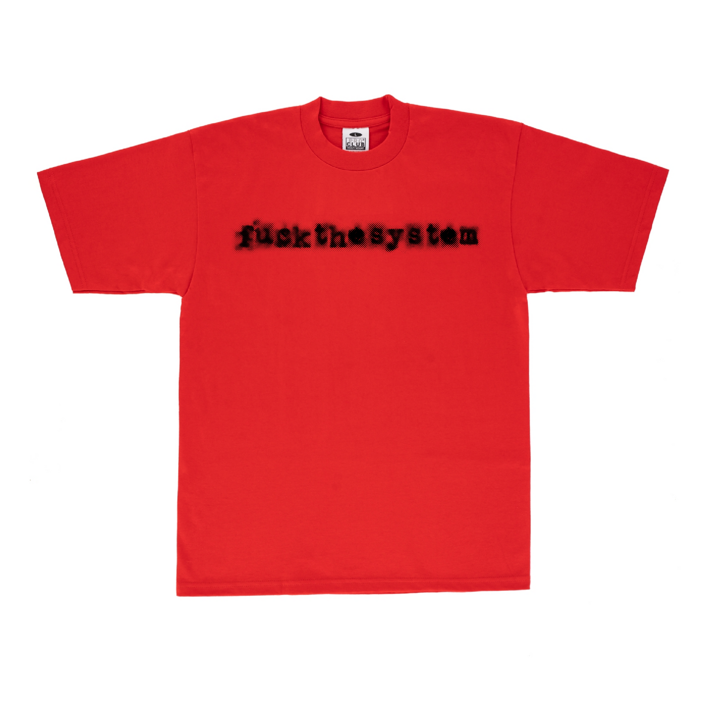 FuckThe$ystem logo tee RED